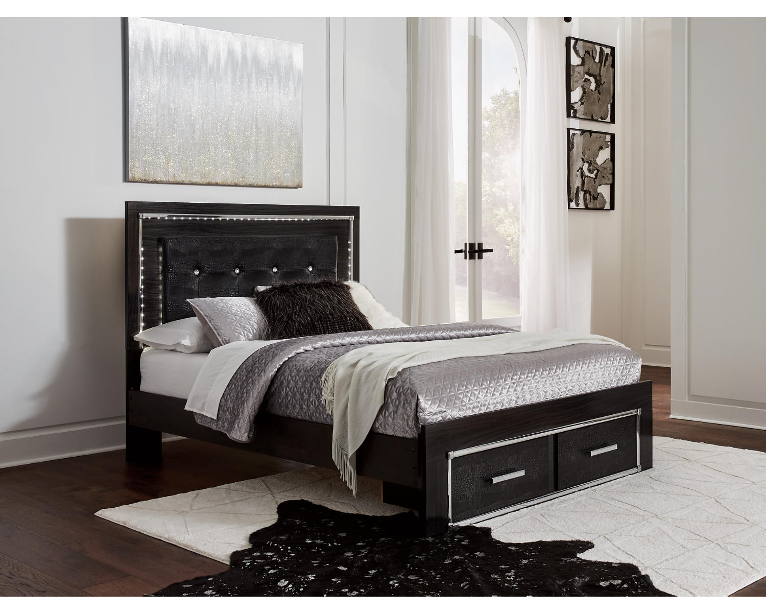 Kaydell Queen Storage Bed and Dresser