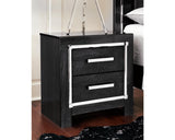 Kaydell King Panel Storage Bed, Dresser, Mirror and Nightstand