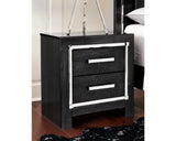 Kaydell Queen Upholstered Bed, Dresser, Mirror and 2 Nightstands