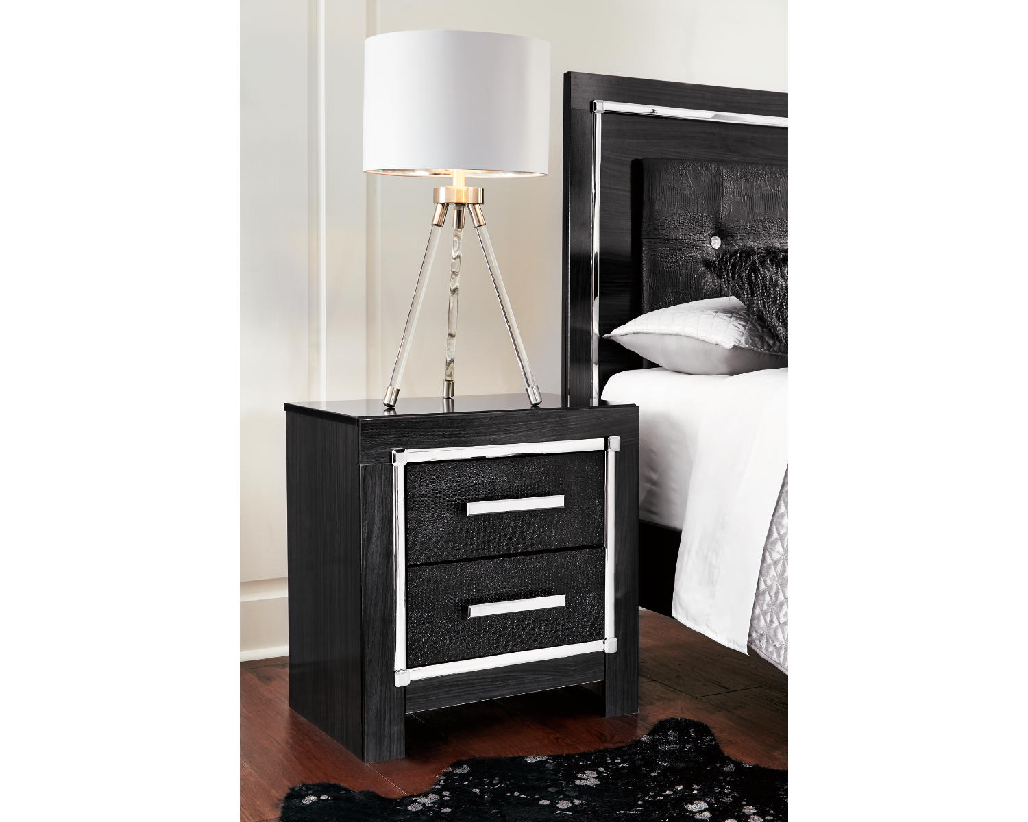 Kaydell King Storage Bed, Dresser and Nightstand