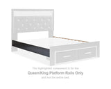 Kaydell King Upholstered Panel Bed, Dresser, Mirror, Chest and Nightstand