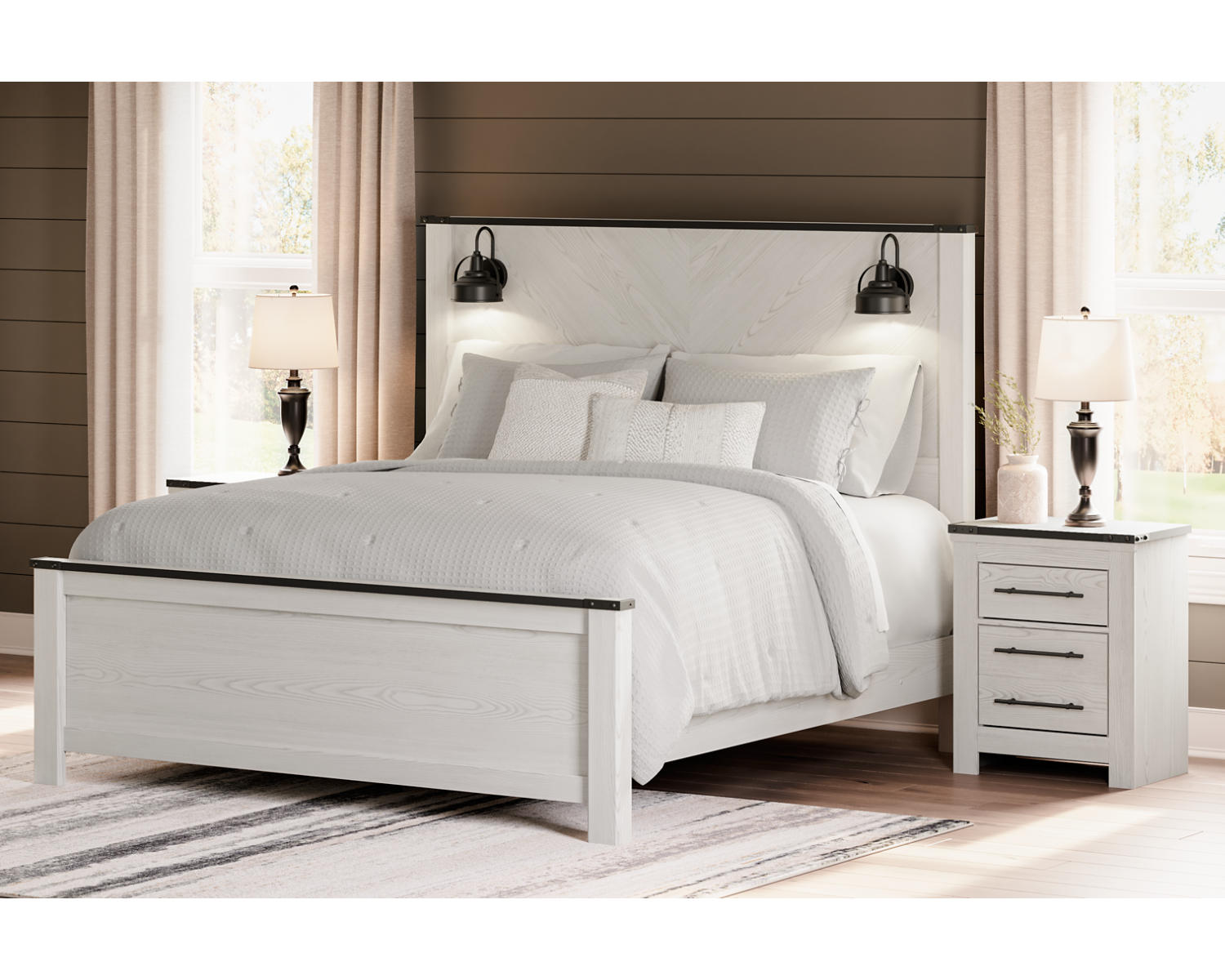 Schoenberg King Panel Bed