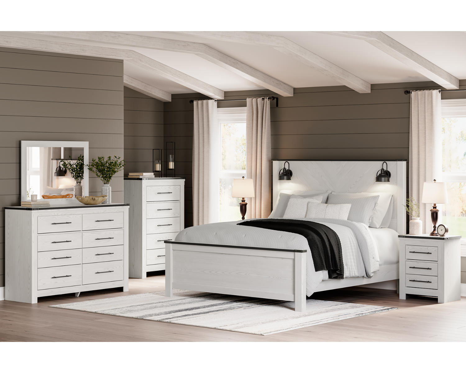 Schoenberg King Panel Bed