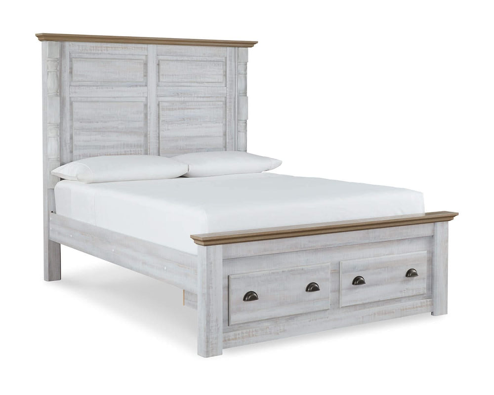 Haven Bay Queen Panel Storage Bed