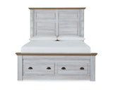 Haven Bay Queen Panel Storage Bed