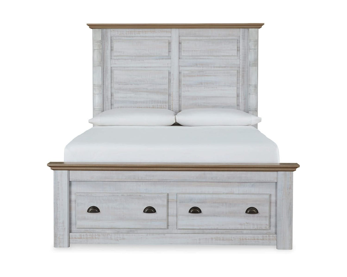 Haven Bay Queen Panel Storage Bed