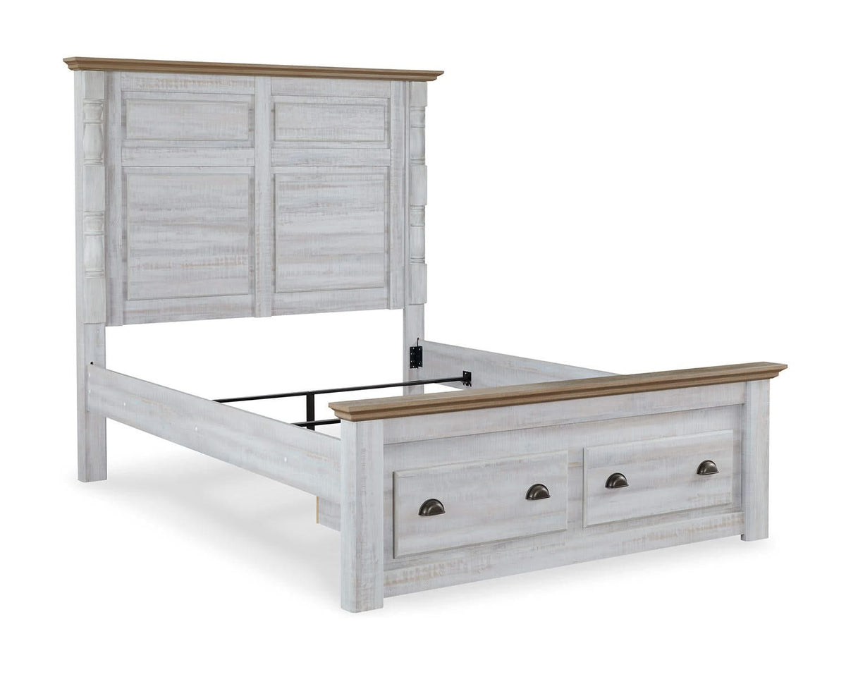 Haven Bay Queen Panel Storage Bed
