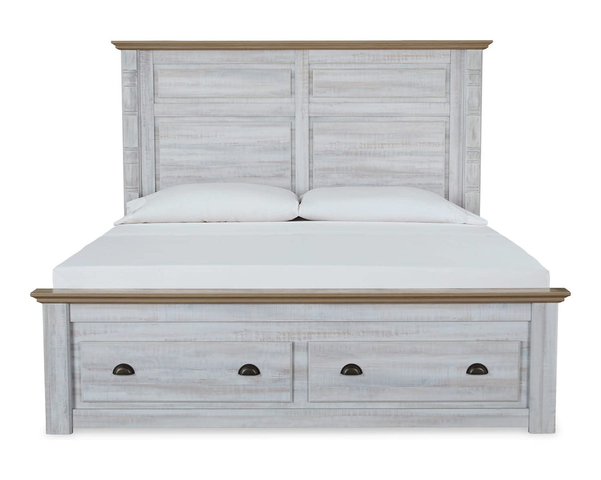 Haven Bay King Panel Storage Bed