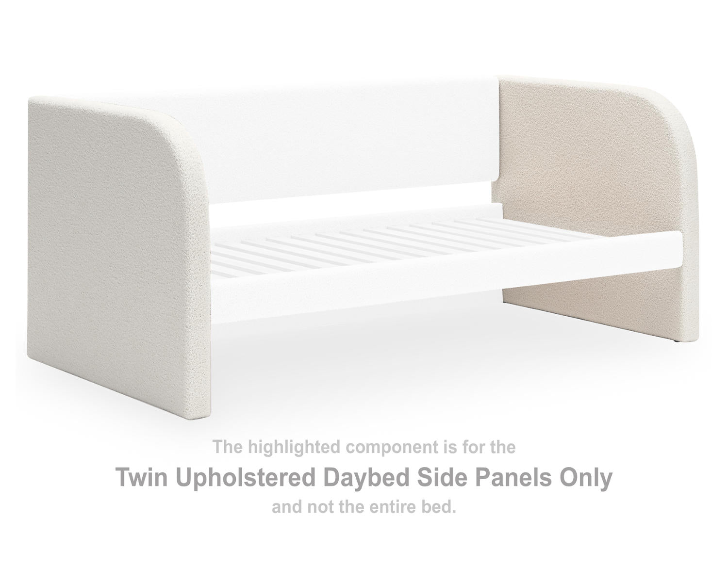 Arloster Twin Upholstered Daybed Side Panels