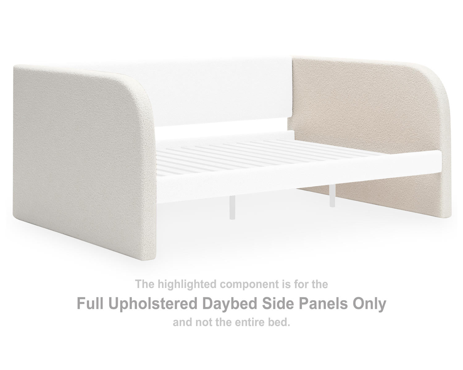 Arloster Full Upholstered Daybed Side Panels