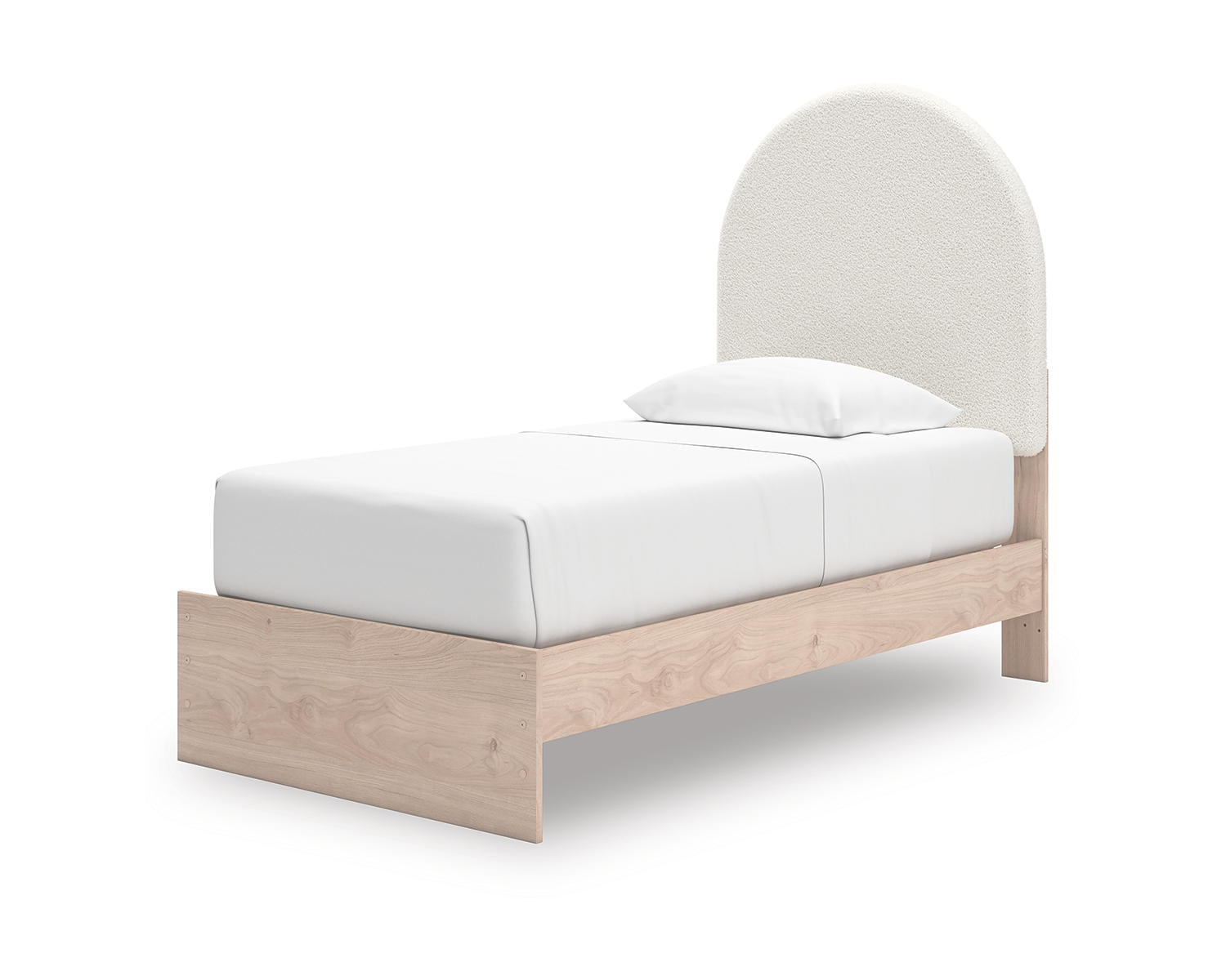 Arloster Twin Upholstered Panel Bed with Storage