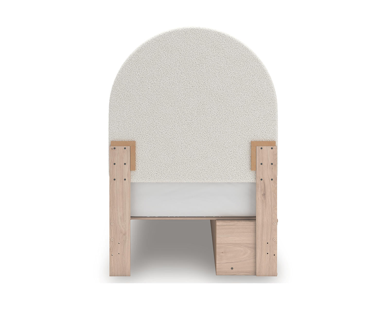 Arloster Twin Upholstered Panel Bed with Storage
