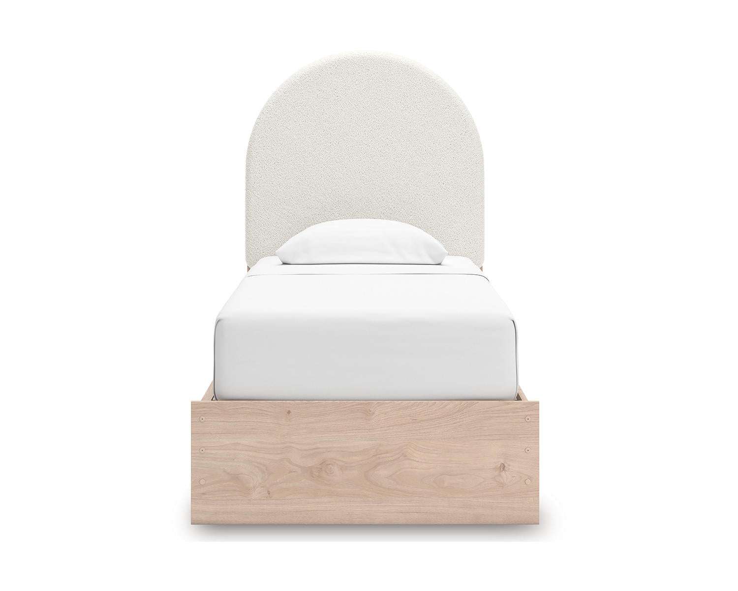 Arloster Twin Upholstered Panel Bed with Storage