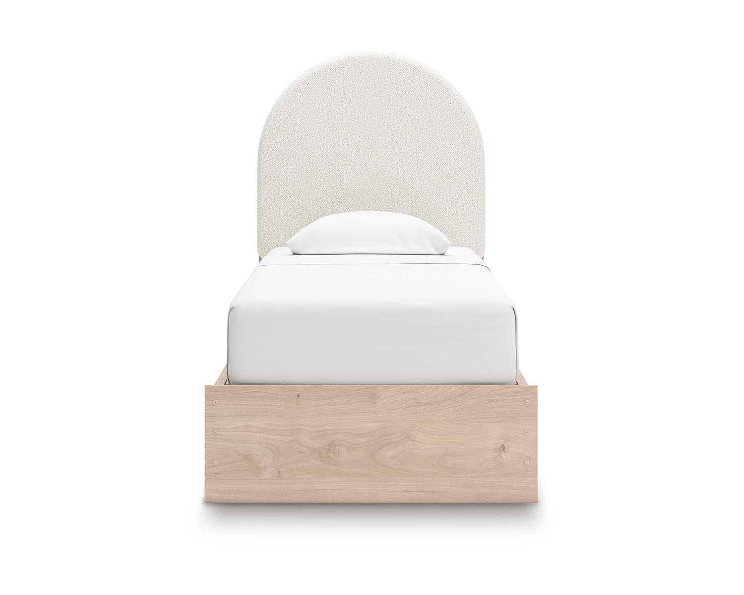 Arloster Twin Upholstered Panel Bed with Storage