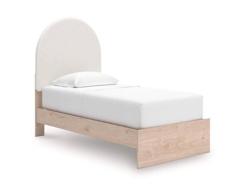 Arloster Twin Upholstered Panel Bed
