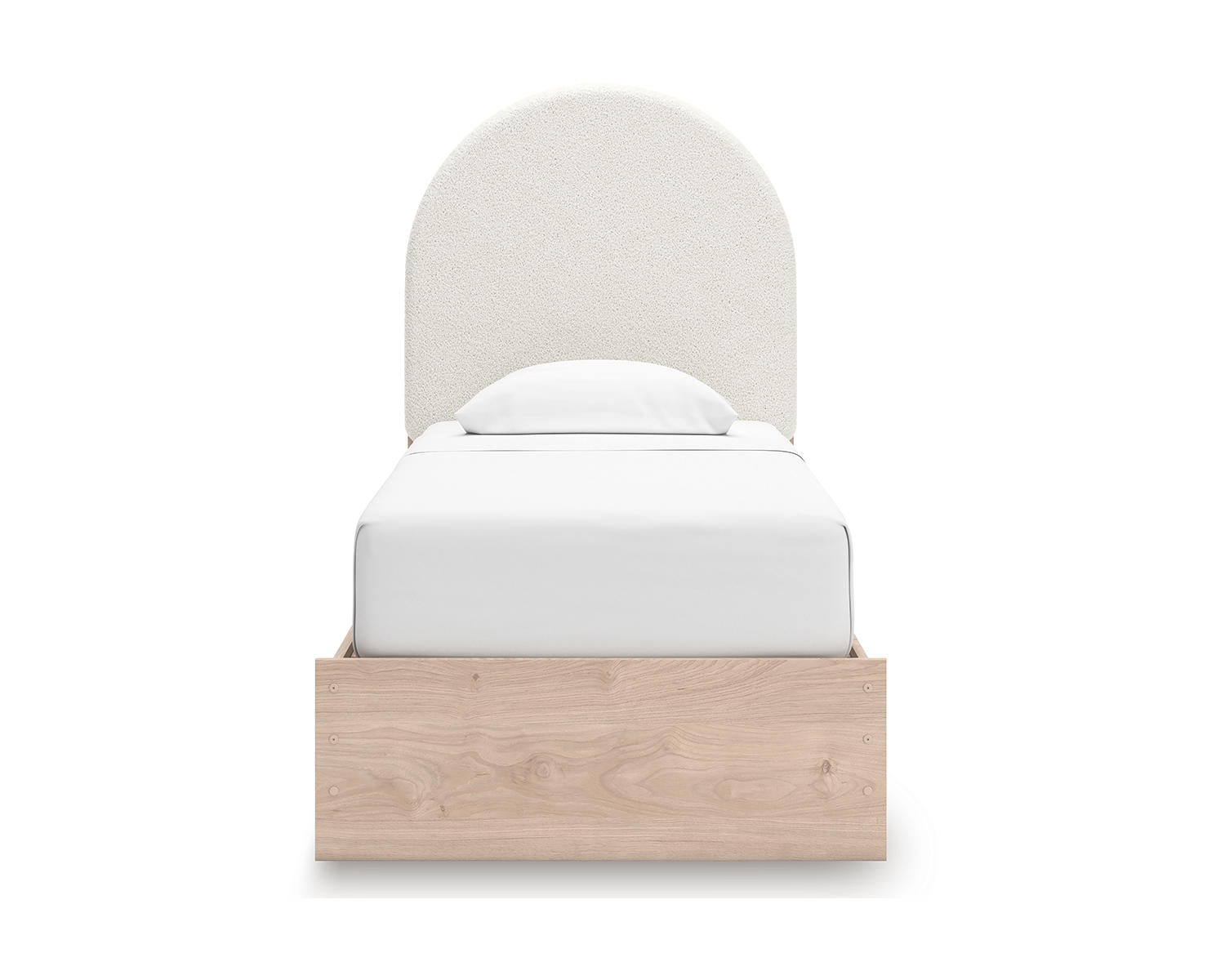 Arloster Twin Upholstered Panel Bed