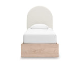 Arloster Twin Upholstered Panel Bed