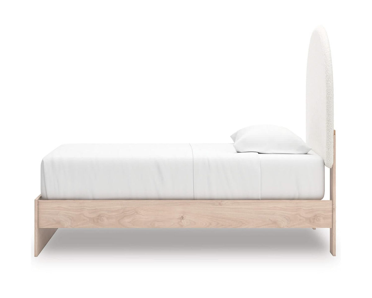Arloster Twin Upholstered Panel Bed