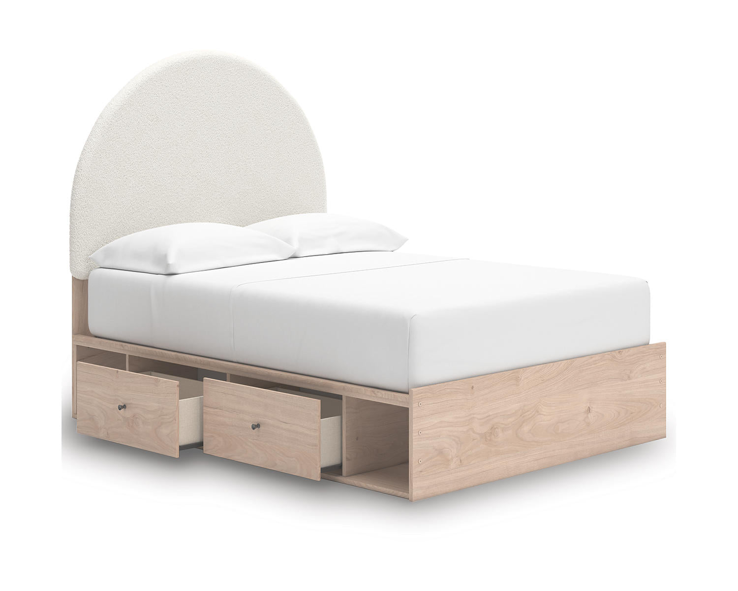 Arloster Full Upholstered Panel Bed with Storage