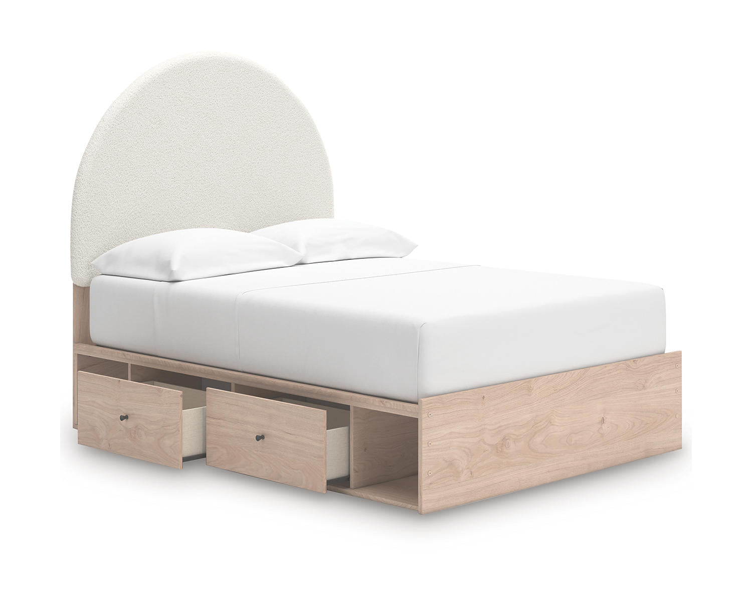 Arloster Full Upholstered Panel Bed with Storage