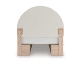 Cama Arloster con paneles tapizados y almacenamiento