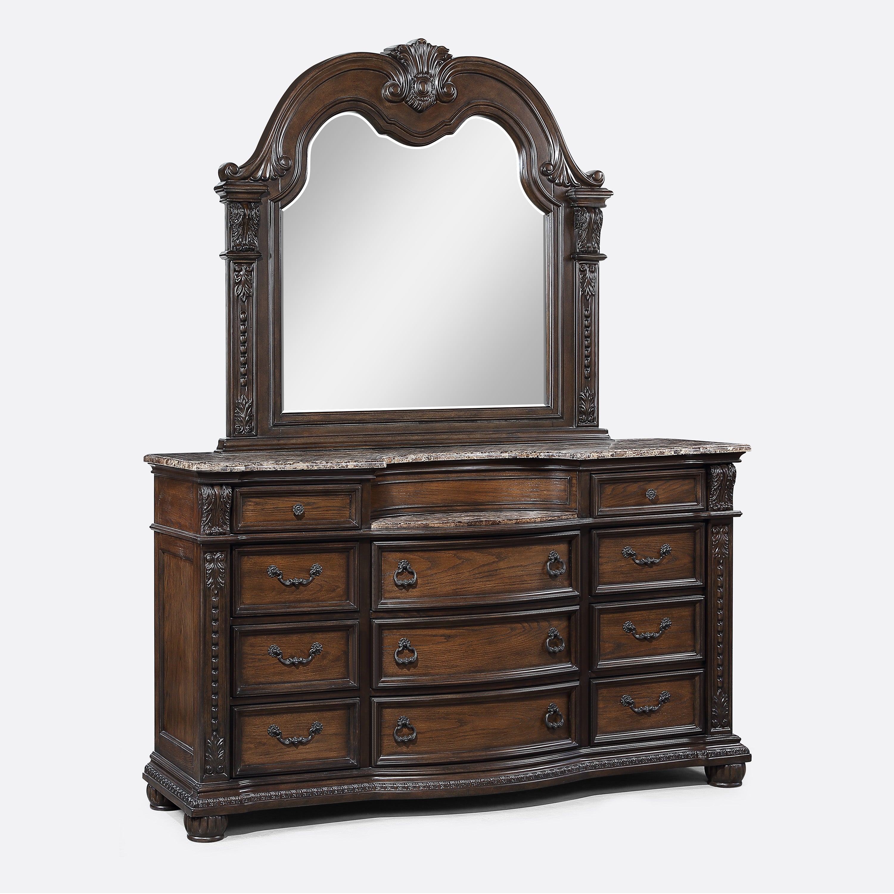 SETB1610 STANLEY KING BEDROOM GROUP -COFFEE BROWN