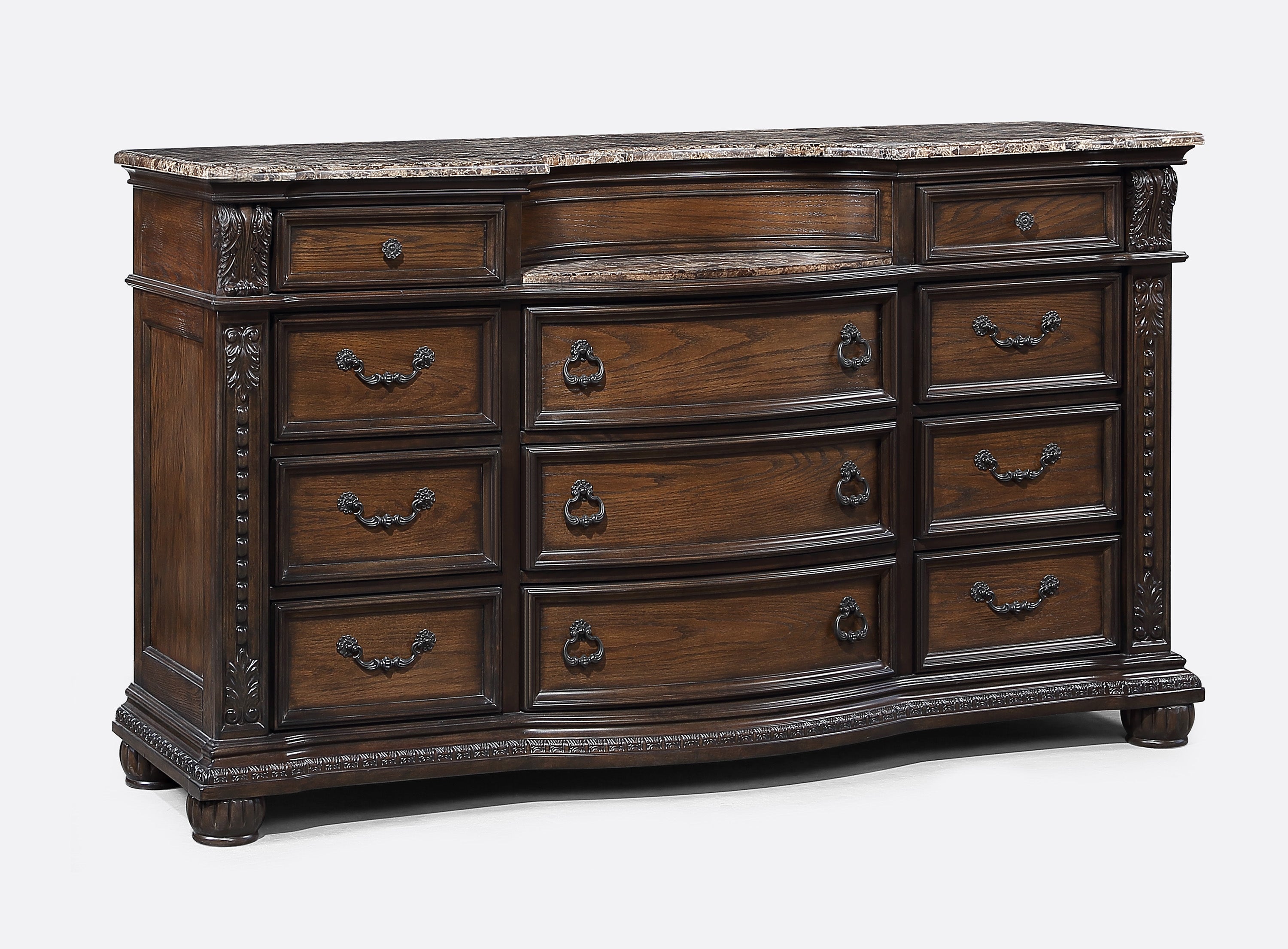 SETB1610 STANLEY QUEEN BEDROOM GROUP -COFFEE BROWN