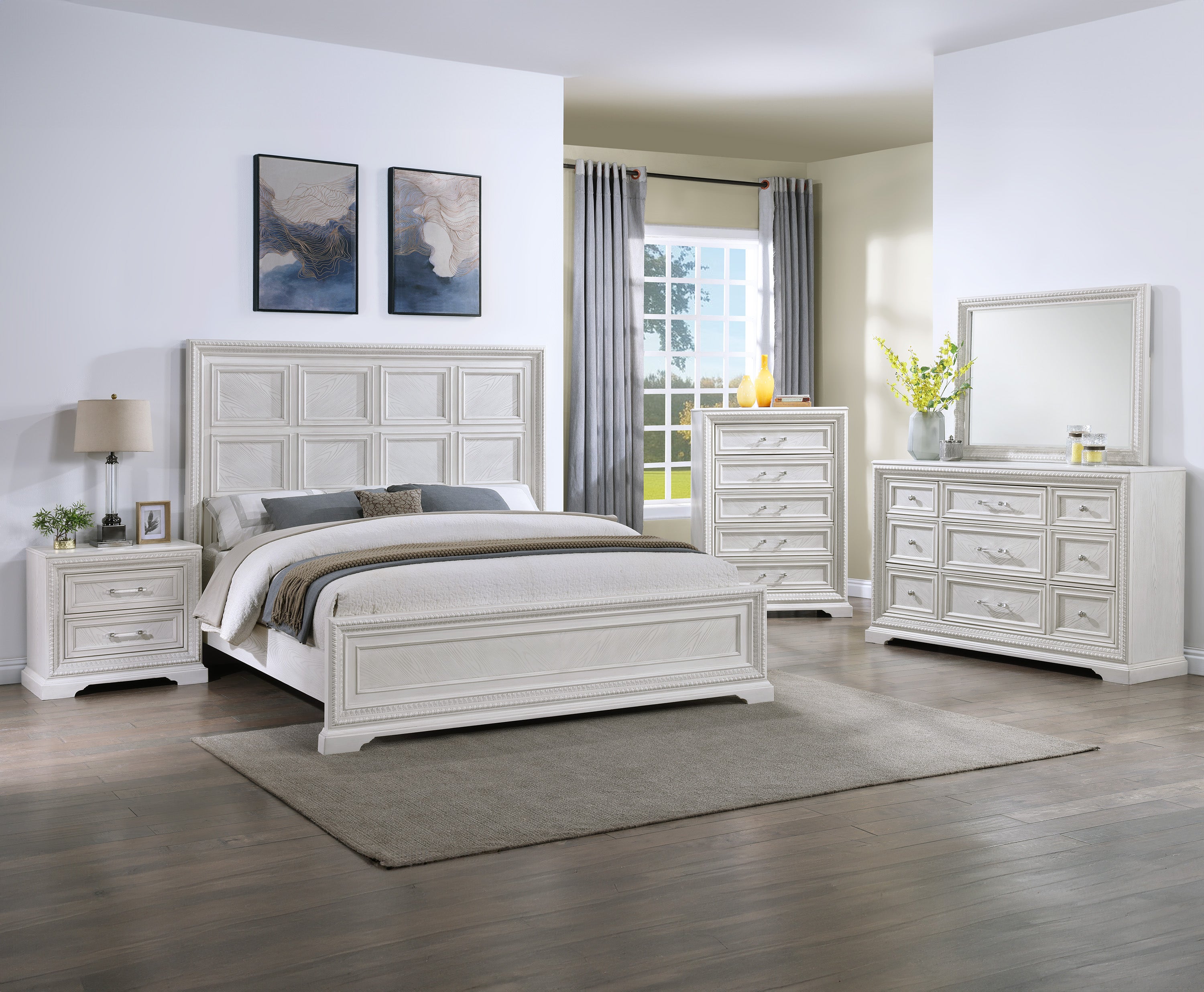 LYSSA NIGHT STAND FROST
