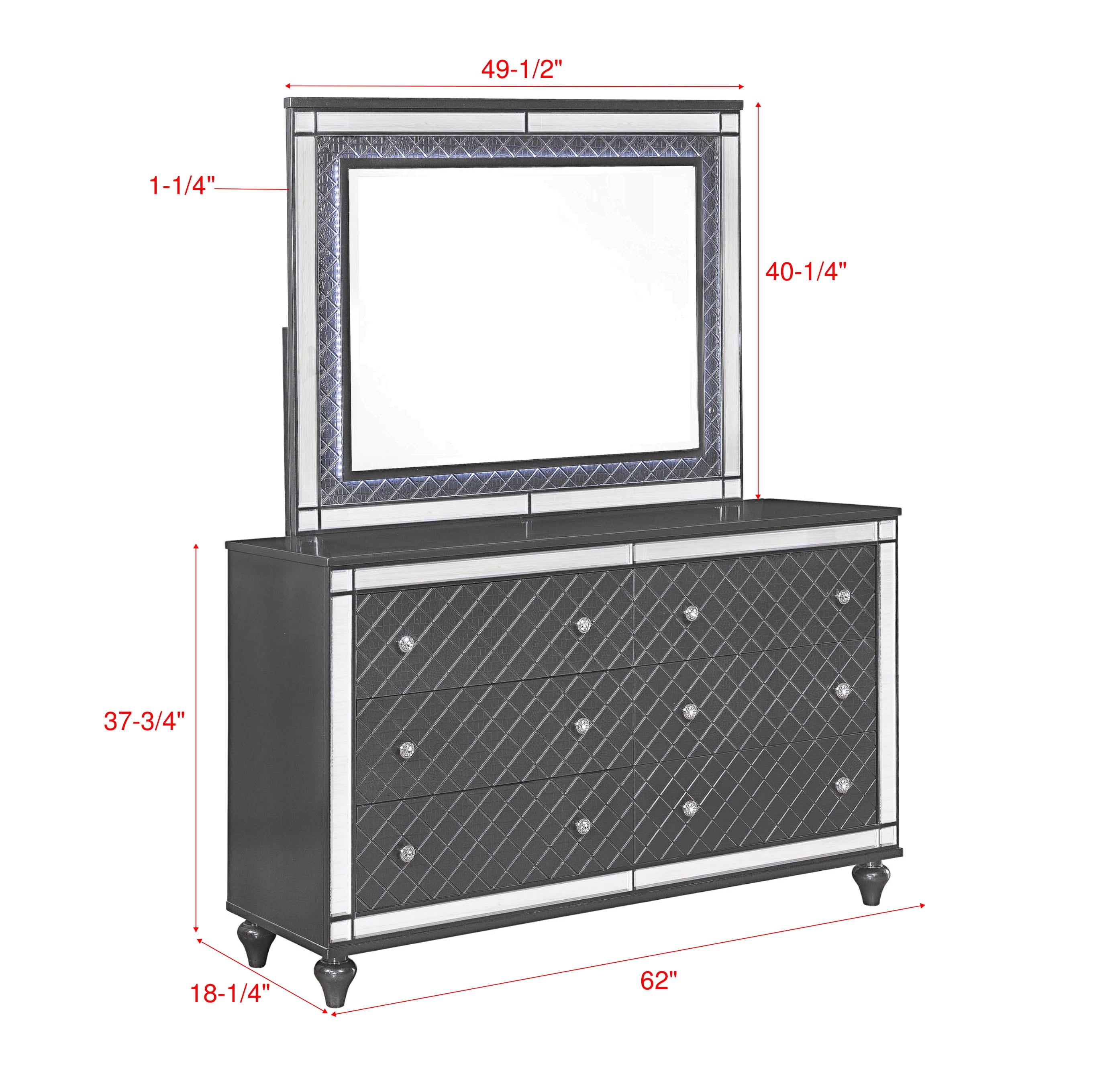 SETB1670 REFINO CAL KING BEDROOM GROUP