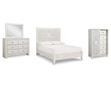 Paxberry Full Panel Bed, Dresser, Mirror and Chest