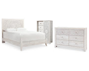Paxberry Queen Panel Bed, Dresser and Chest