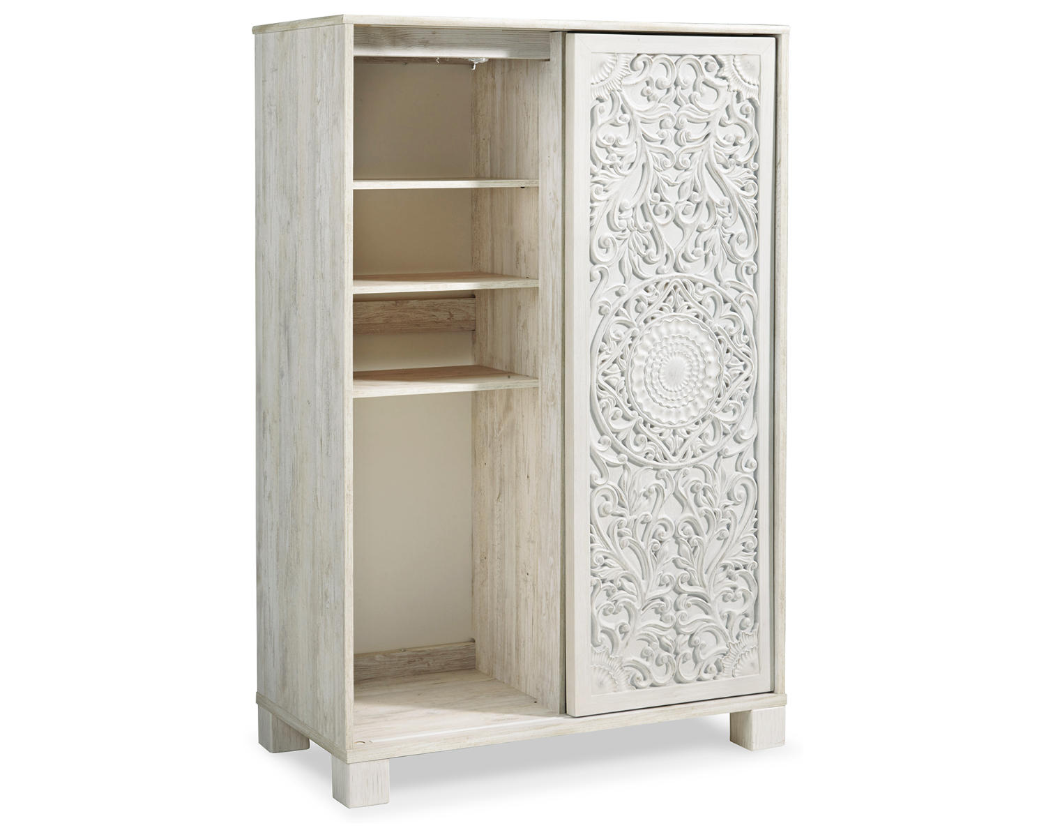 Paxberry King Panel Bed, Chest and Nightstand