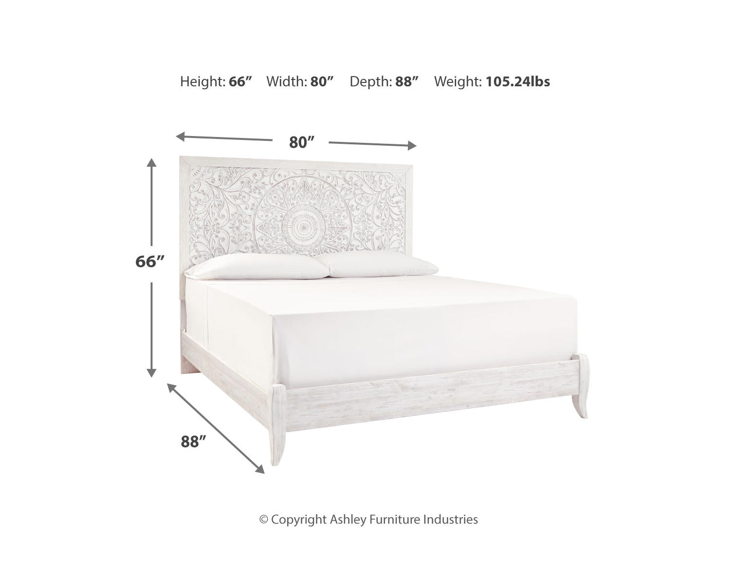 Paxberry King Panel Bed