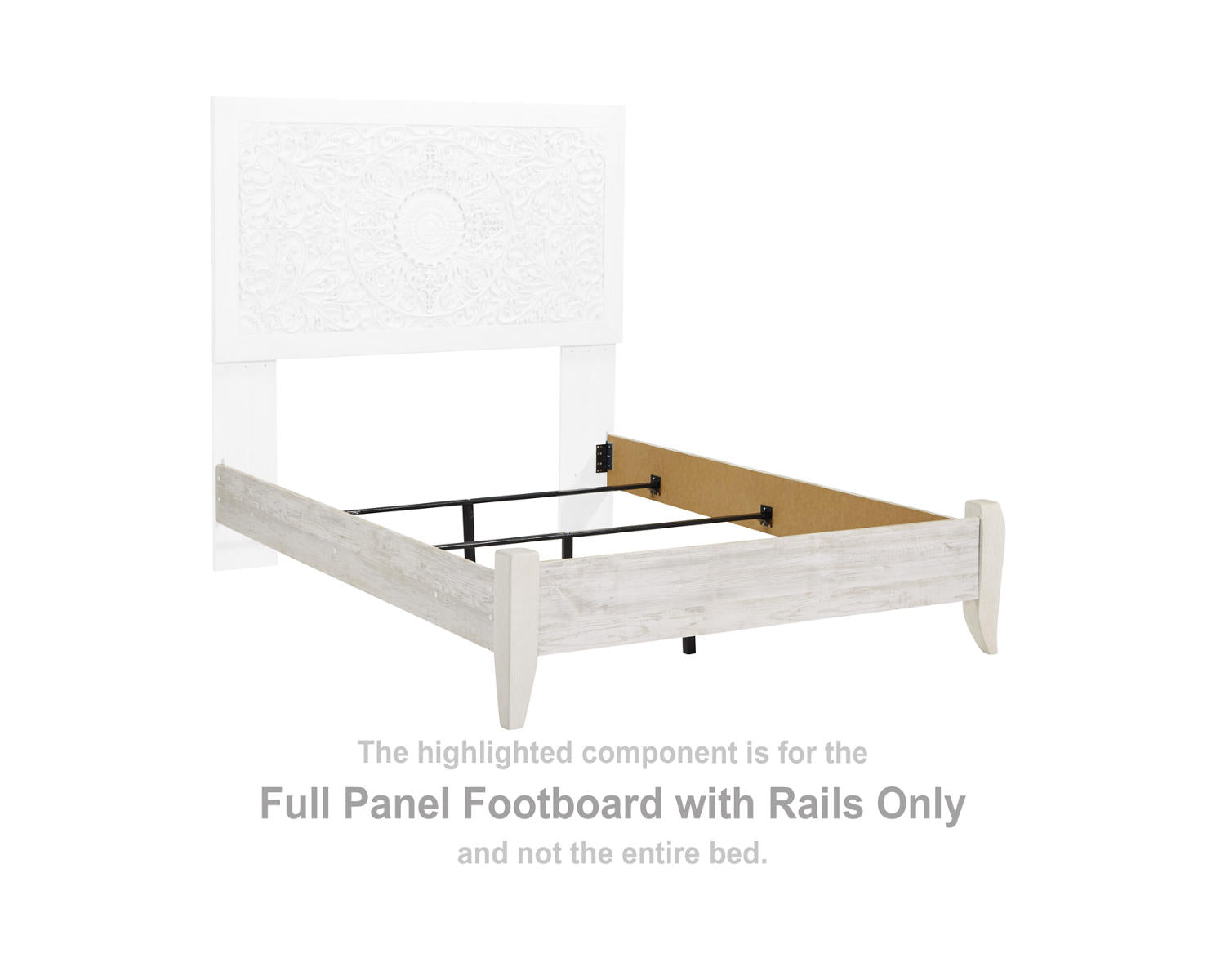 Paxberry Full Panel Footboard with Rails
