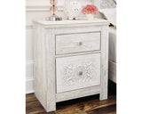 Paxberry Full Panel Bed and Nightstand