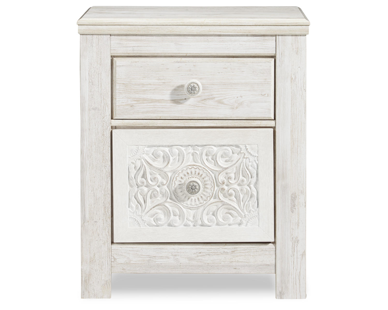 Paxberry King Panel Bed, Chest and Nightstand