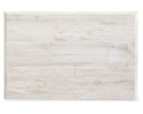 Cama Queen con paneles y dos mesitas de noche Paxberry