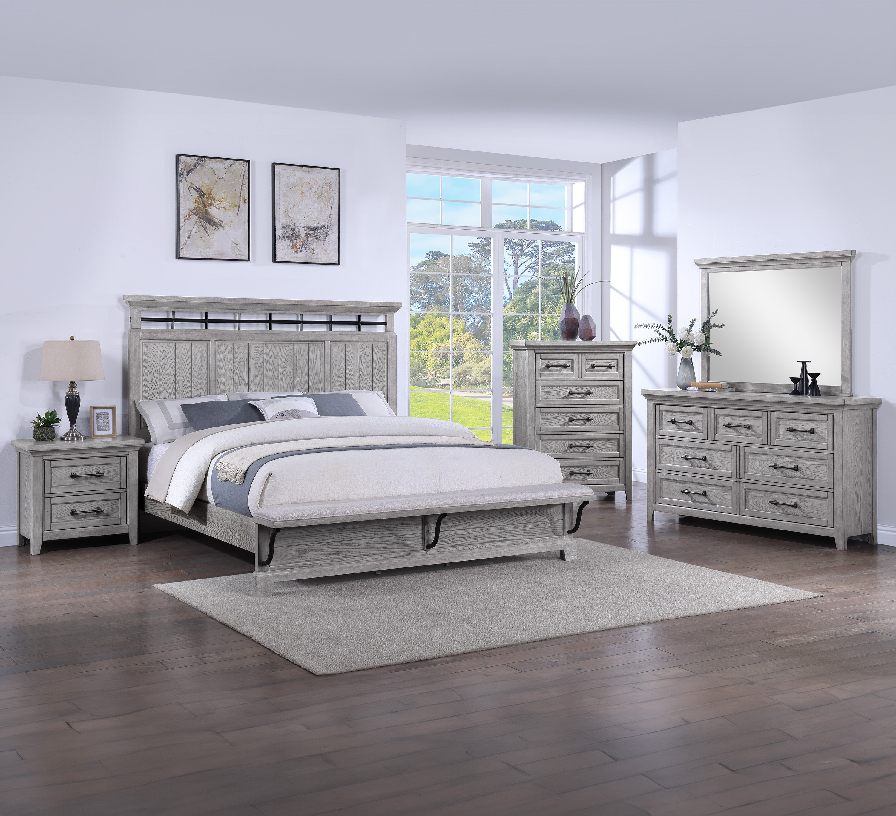 SETB1900 BECKETT KING  BEDROOM GROUP