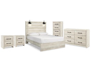 Cambeck Queen Panel Storage Bed, Dresser, Chest and 2 Nightstands