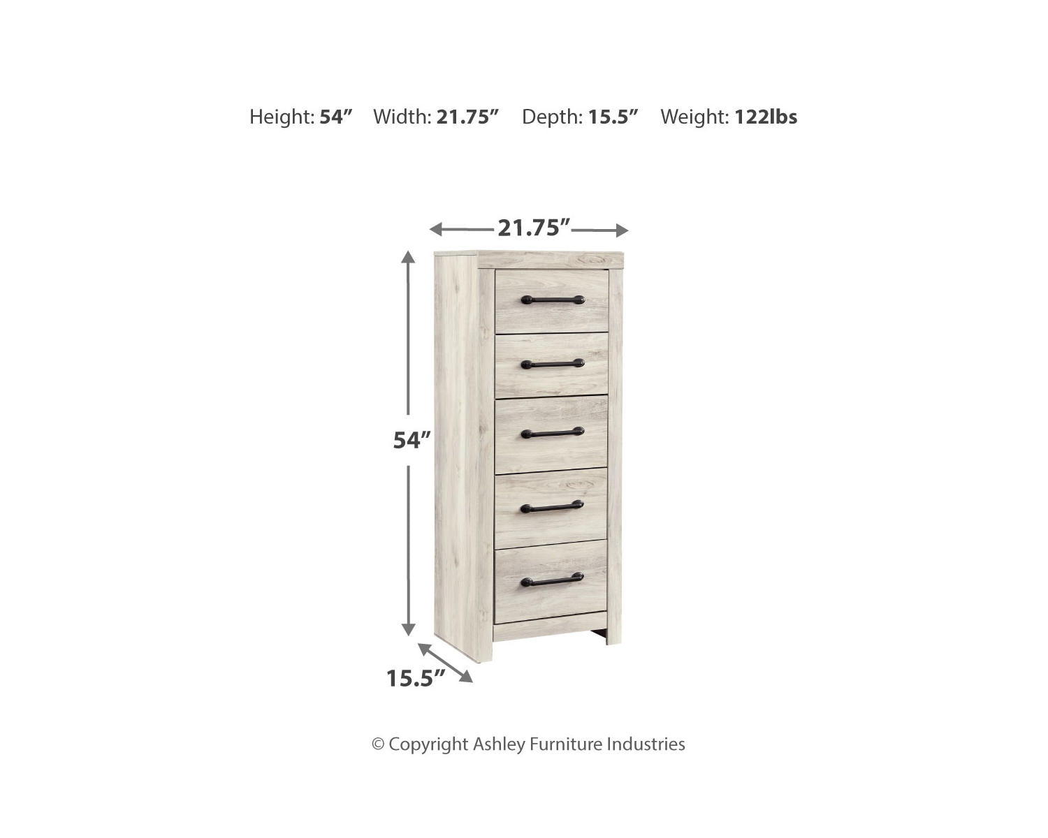 Cambeck Narrow Chest of Drawers