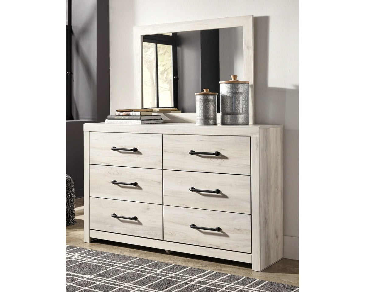 Cambeck Queen Panel Bed, Dresser, Mirror and Nightstand