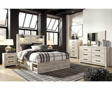 Cama Queen Cambeck con 4 cajones de almacenamiento