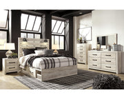 Cambeck Queen Panel Storage Bed, Dresser, Mirror, Chest and 2 Nightstands