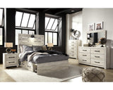 Cambeck Full Panel Bed with 2 Storage Drawers