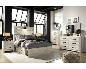 Cambeck Full Panel Bed with 2 Storage Drawers