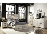 Cama completa Cambeck con dos cajones de almacenamiento