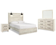 Cambeck Queen Panel Bed, Dresser, Mirror and Nightstand