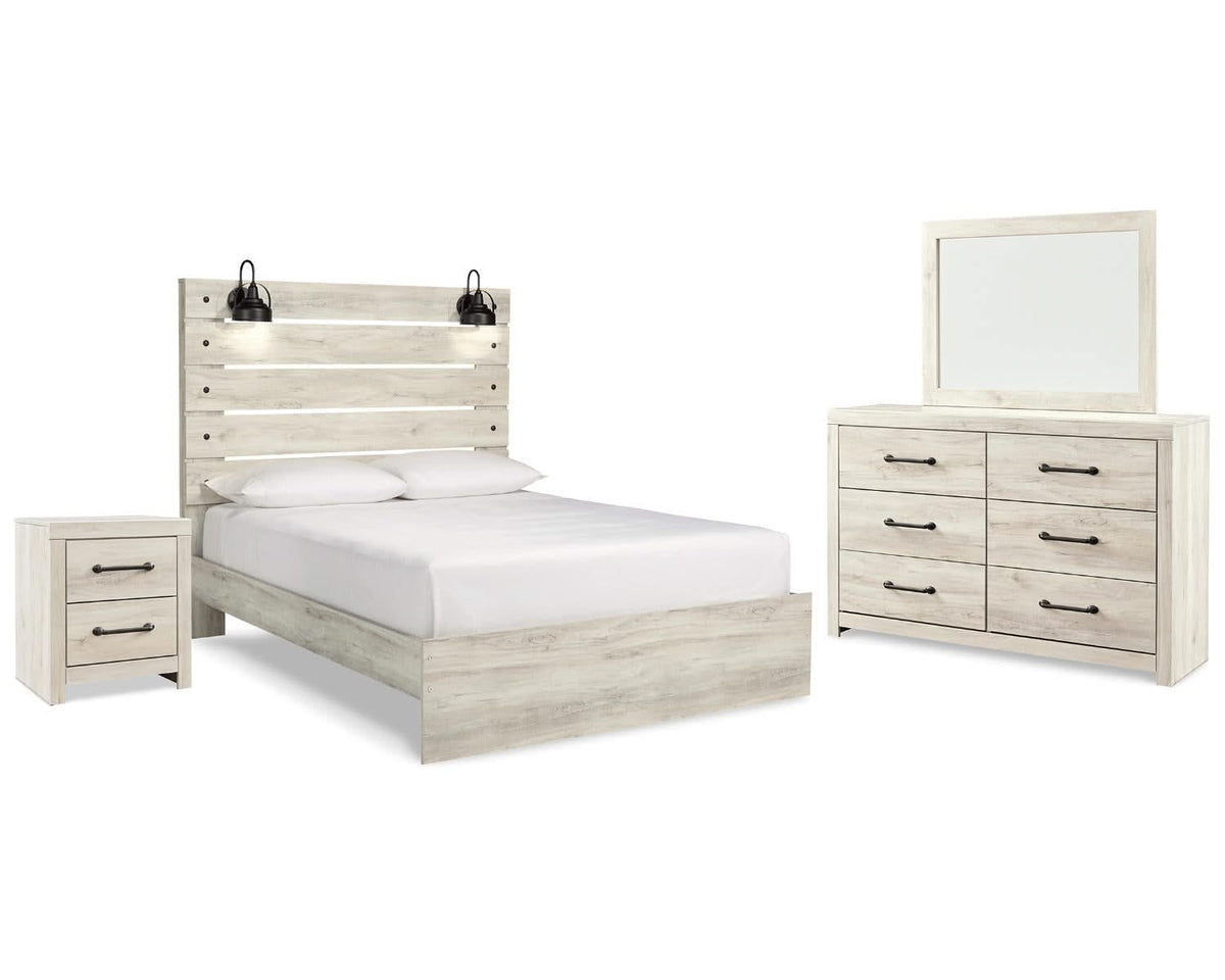 Cambeck Queen Panel Bed, Dresser, Mirror and Nightstand