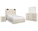 Cambeck Queen Panel Bed, Dresser, Mirror and Nightstand