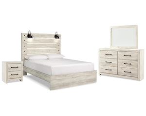 Cambeck Queen Panel Bed, Dresser, Mirror and Nightstand